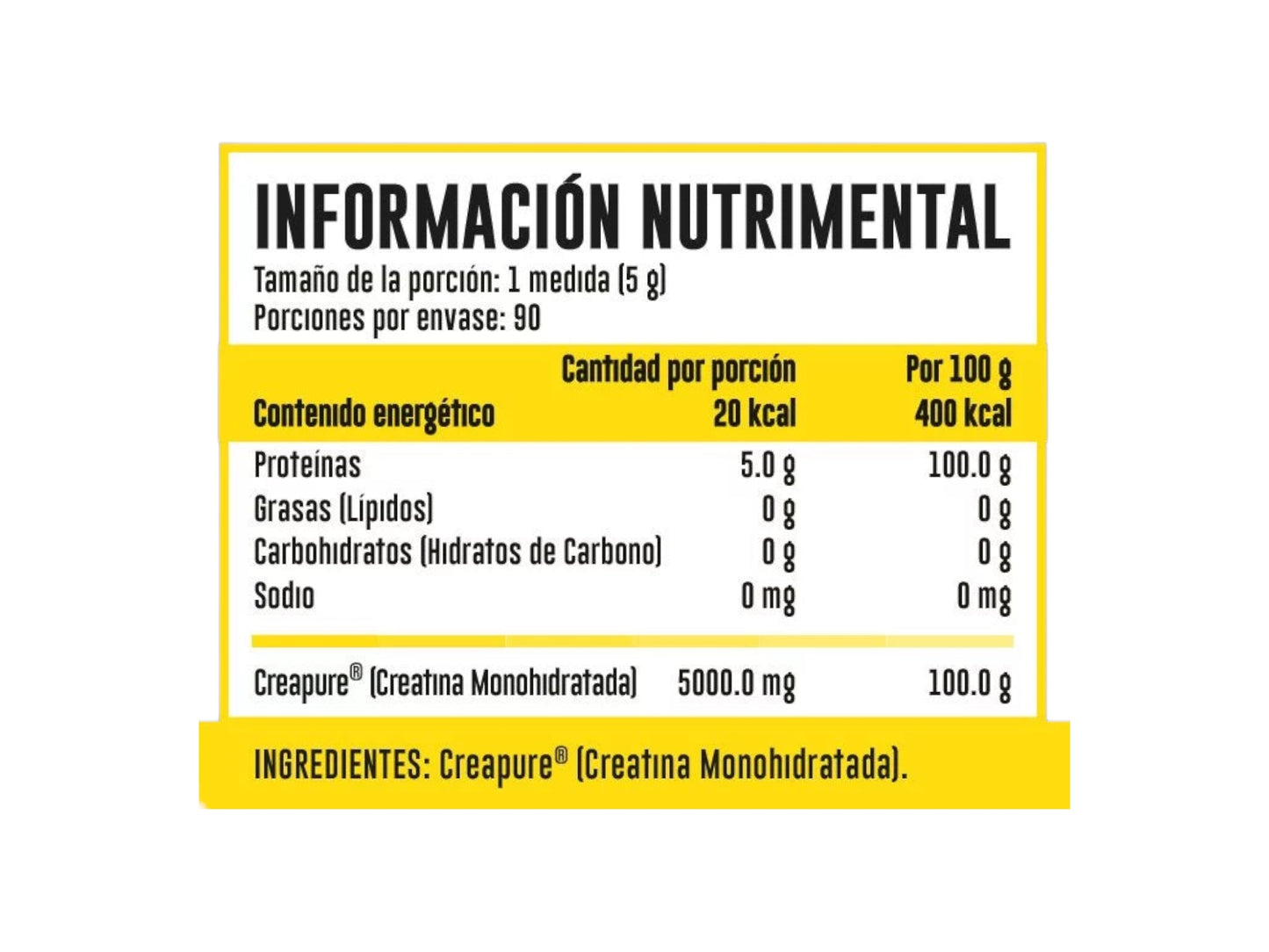 ADVANCE LABS NUTRITION CREATINA CREAPURE MONOHIDRATADA 450GR