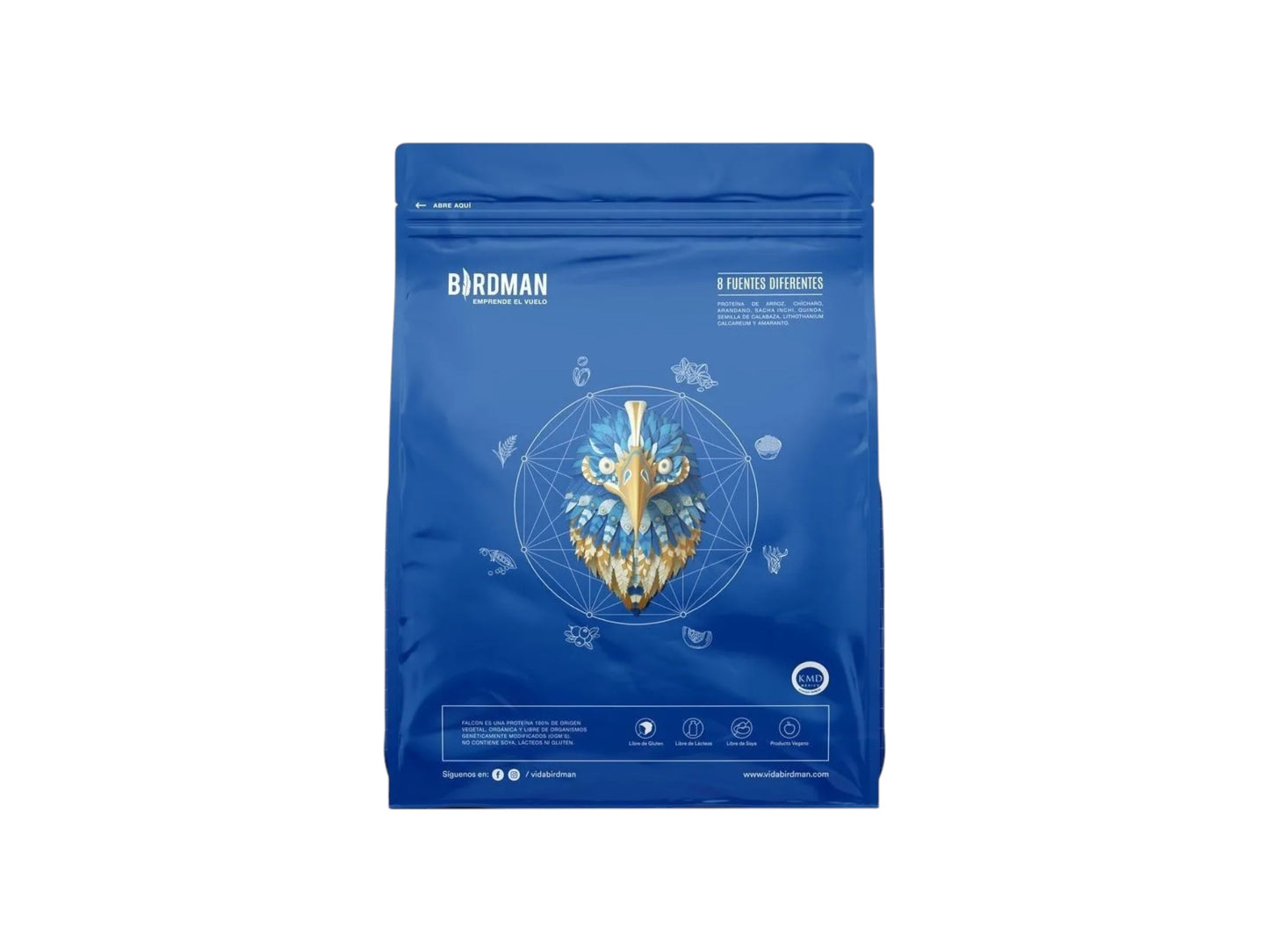 BIRDMAN FALCON PROTEINA VEGETAL 1.8KG - 60SERV