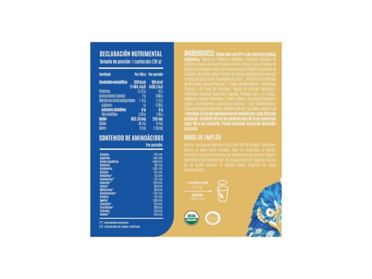 BIRDMAN FALCON PROTEINA VEGETAL 510GR