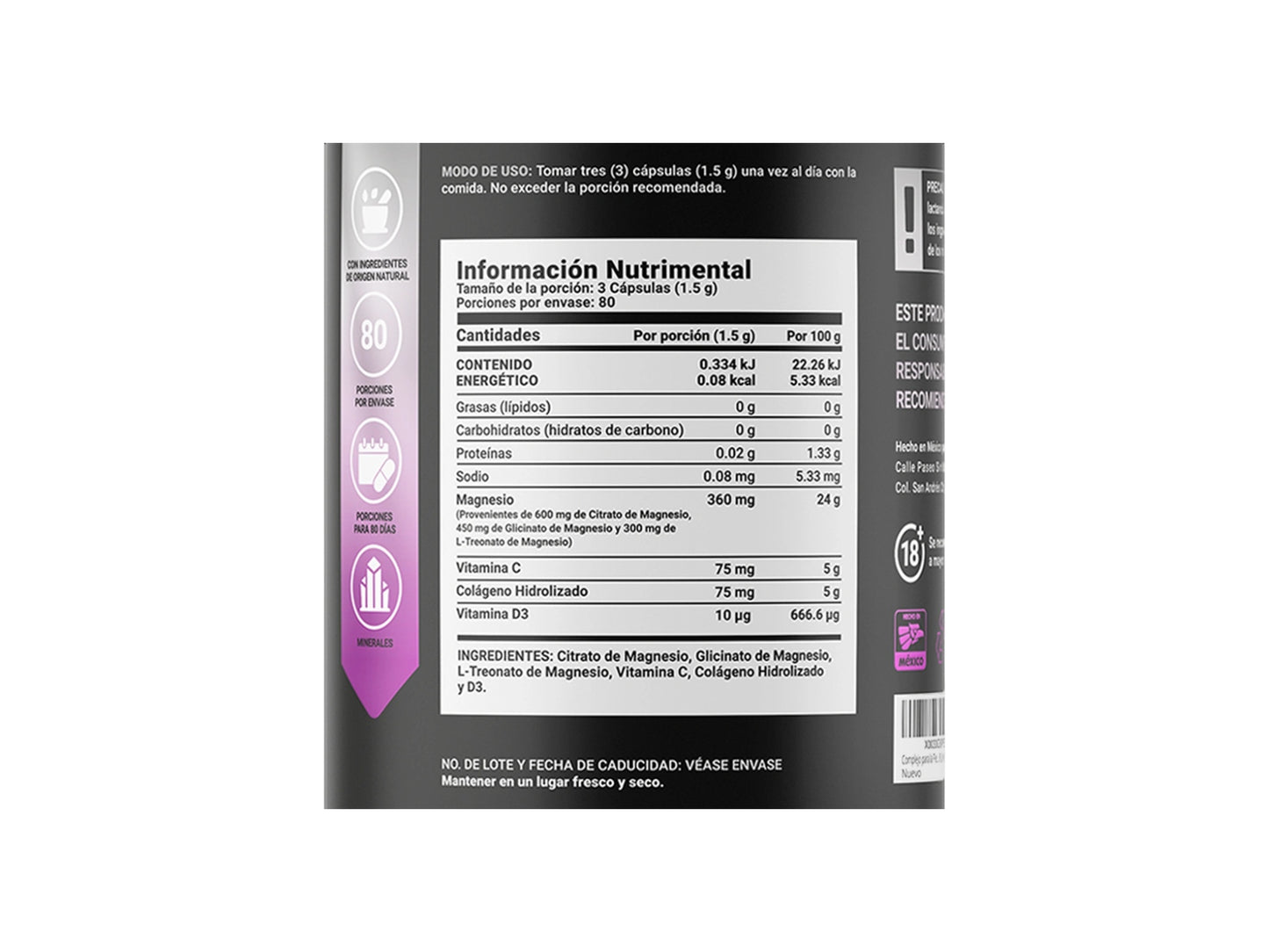 BLIFE 3 MAG PLATINUM 500MG 240CAP