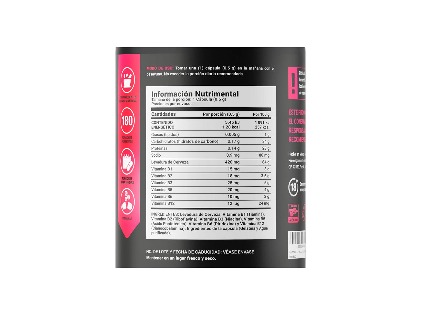 BLIFE B YEAST BLEND 500MG 90CAP