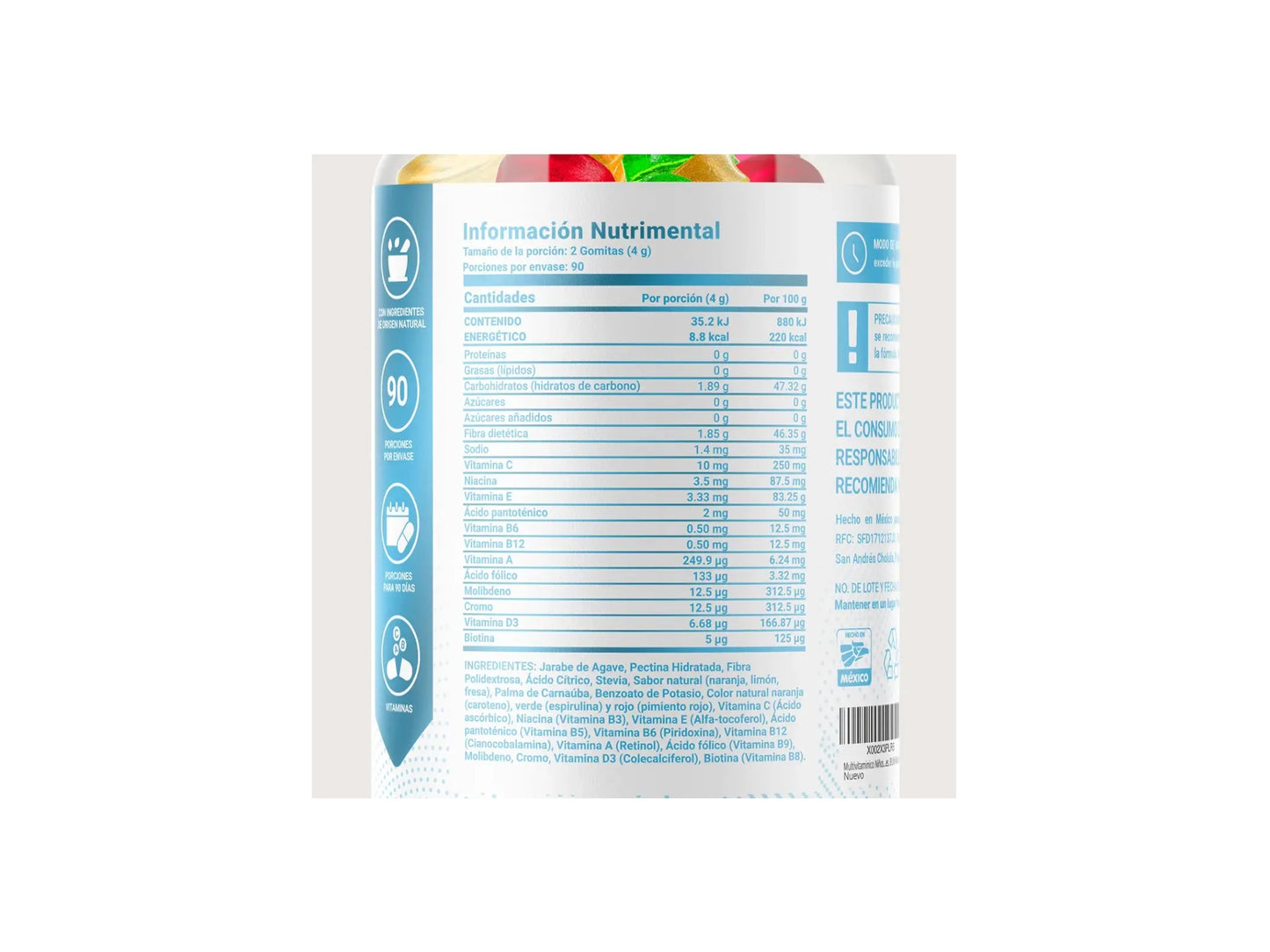 BLIFE MULT BLEND KIDS 180 GOMITAS