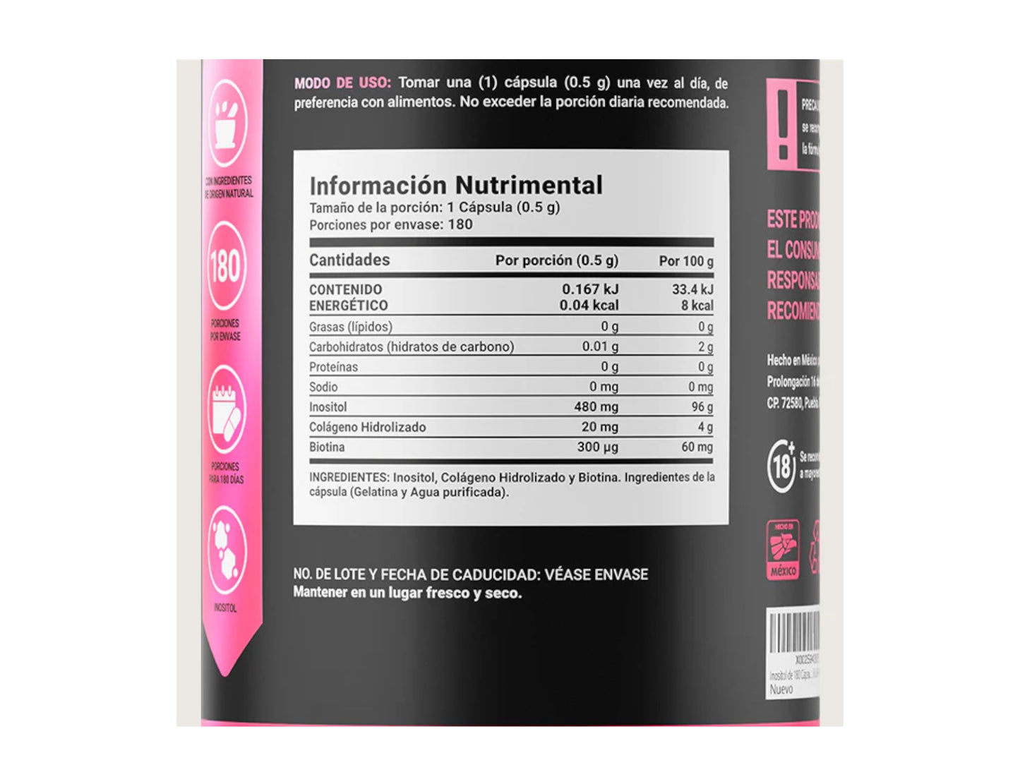 BLIFE MYO INOSITOL 500MG