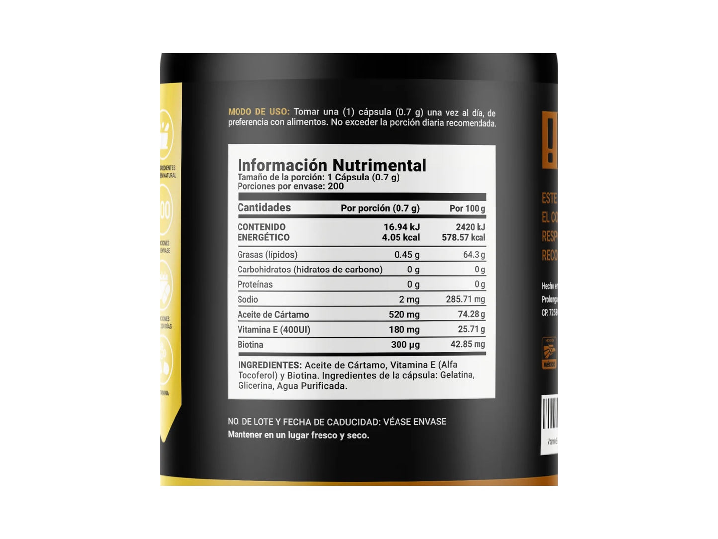 BLIFE SUPPLEMENT E&B 700MG 200CAP