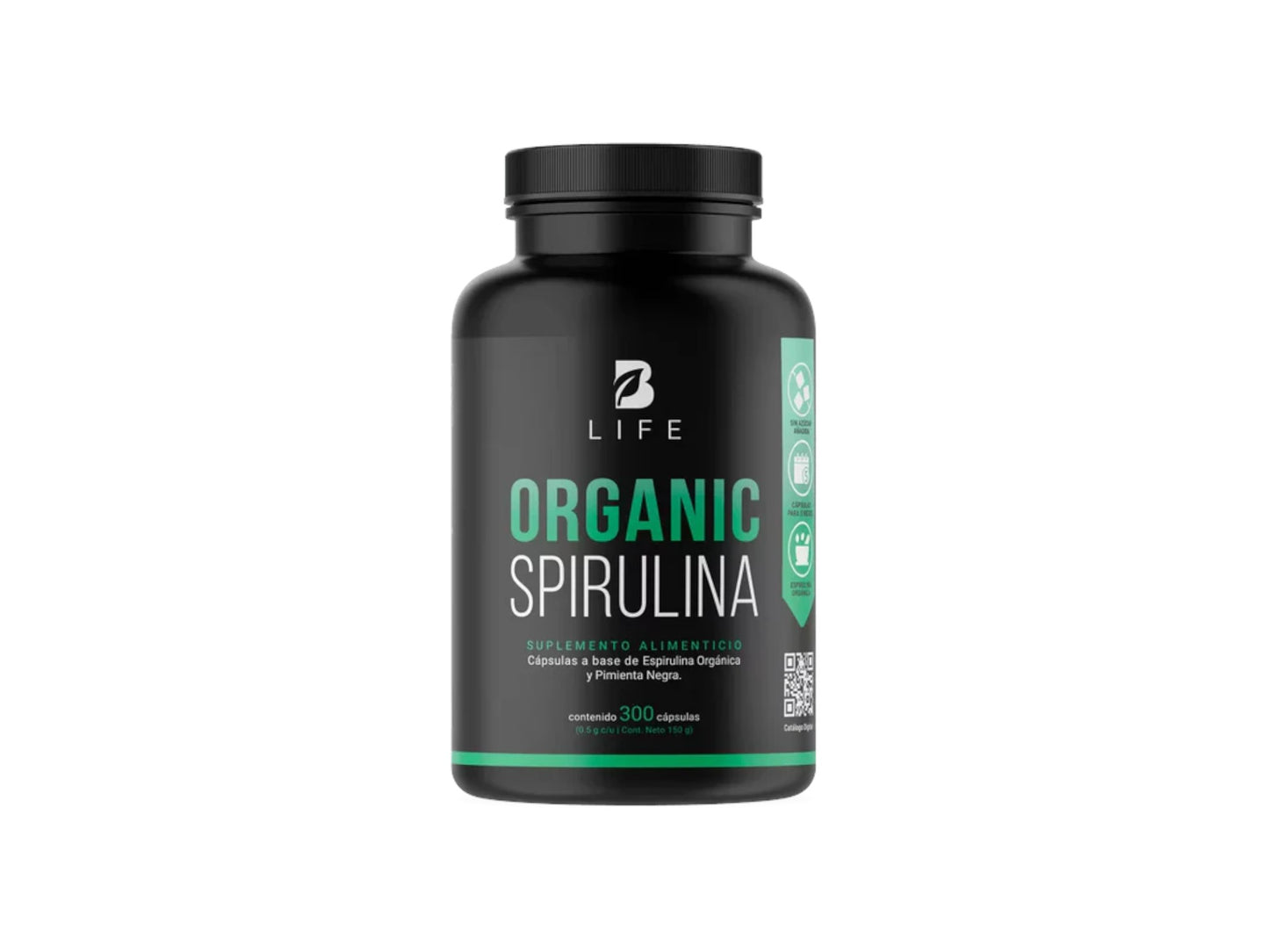 BLIFE ORGANIC SPIRULINA 500MG 300CPAS