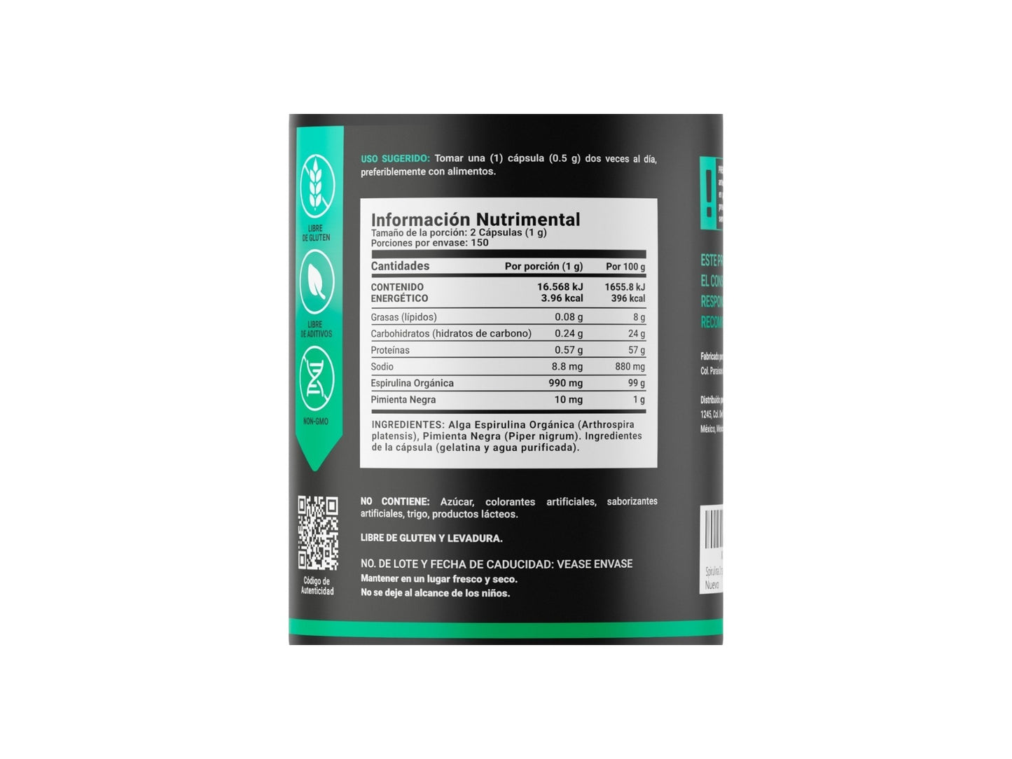 BLIFE ORGANIC SPIRULINA 500MG 300CPAS