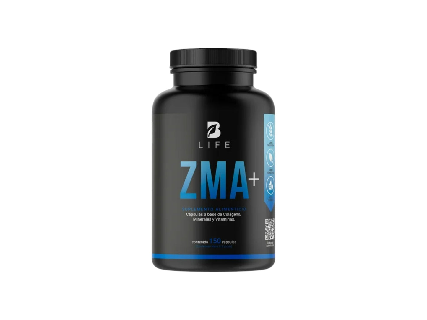BLIFE ZMA+ (ZINC MAGNESIO VITAMINA B6) 500MG 150CAP