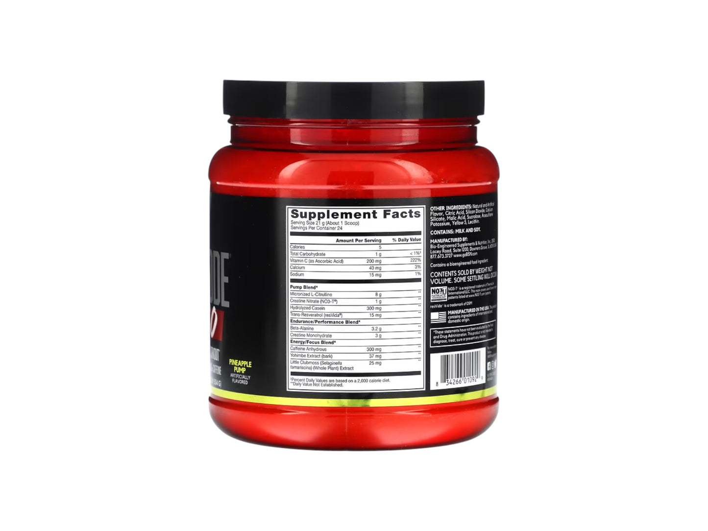 BSN NO-XPLODE VASO ULTIMATE PUMP PRE-WORKOUT 24SERV