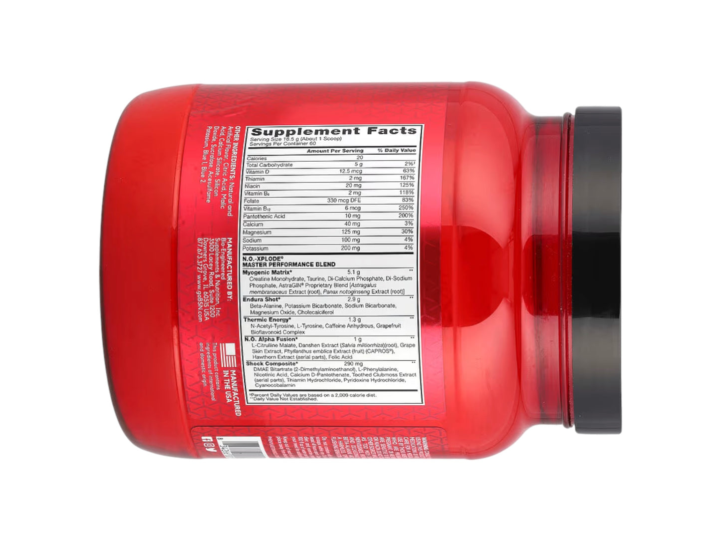 BSN NO-XPLODE LEGENDARY PRE-WORKOUT 30SERV