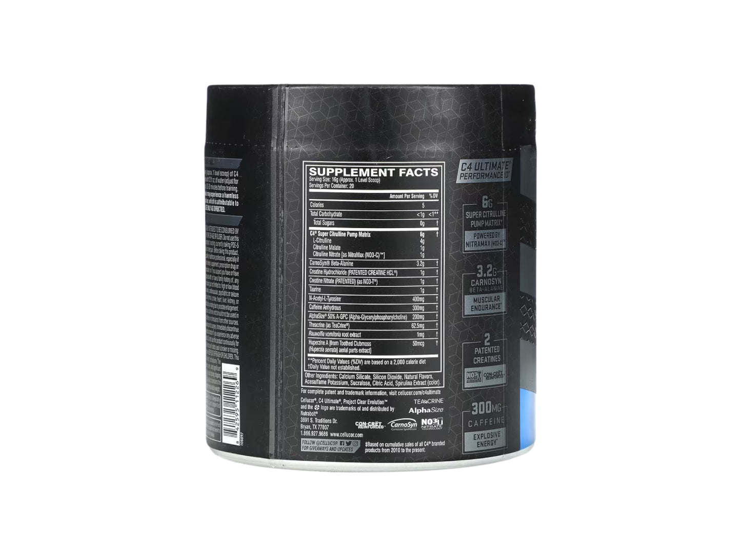CELLUCOR PREWORKOUT C4 ULTIMATE 20SERV