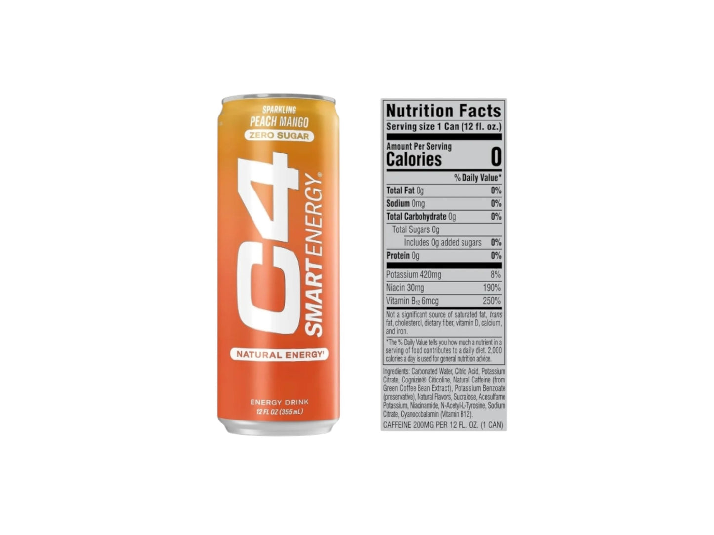 CELLUCOR C4 SMART ENERGY 120Z 12PACK