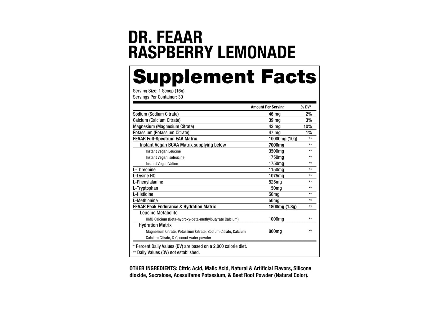 DRAGON PHARMA DRAGON DR. FEAAR 30SERV