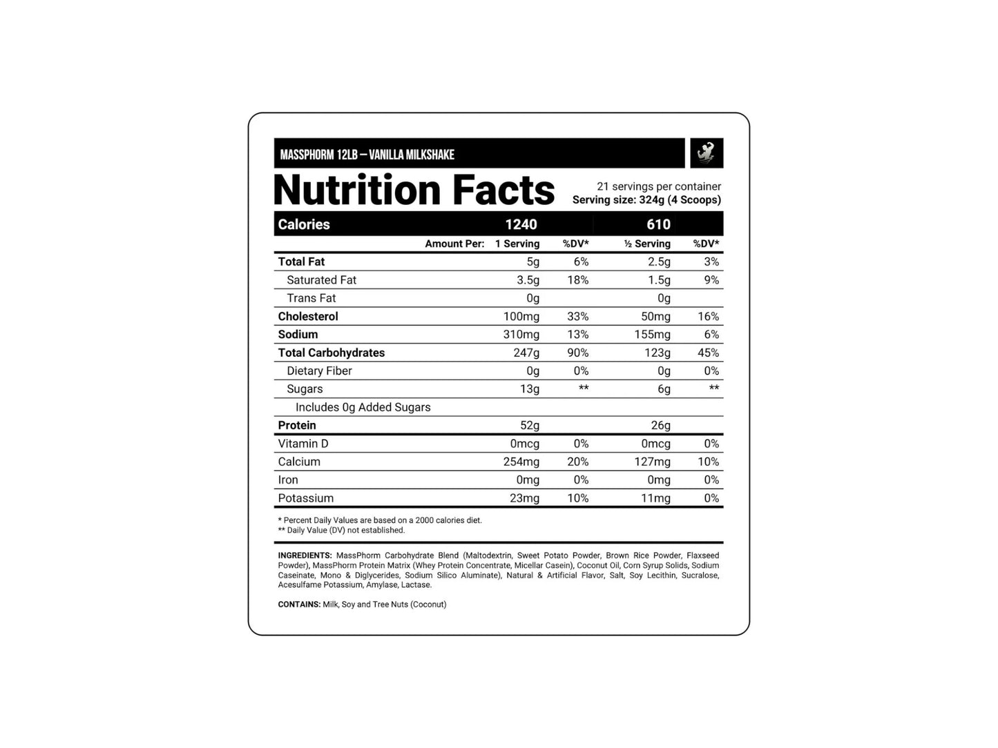 DRAGON PHARMA PROTEIN MASS PHORM 12LB