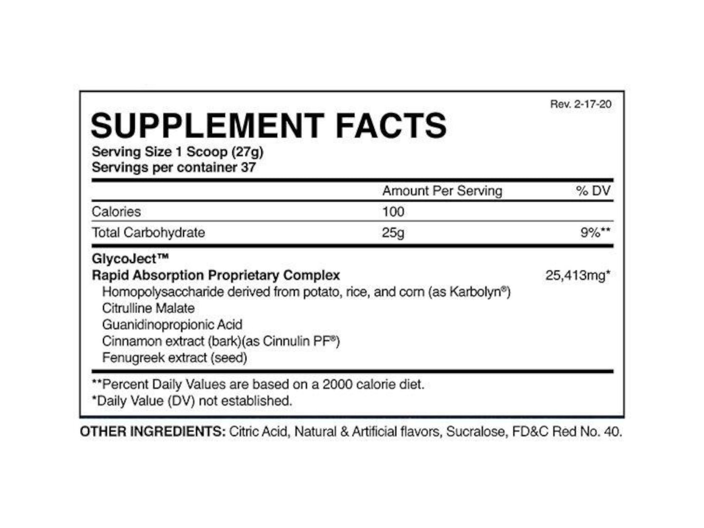 EVOGEN GLYCOJECT 2LB 37SERV