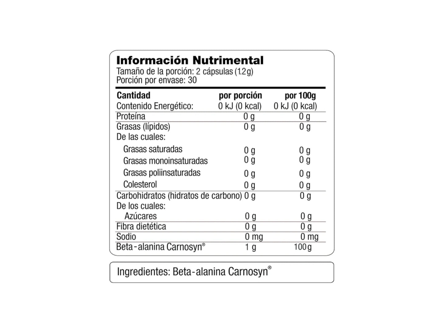EVOLUTION NUTRITIONAL BETA ALANINA 600MG 180CAPS