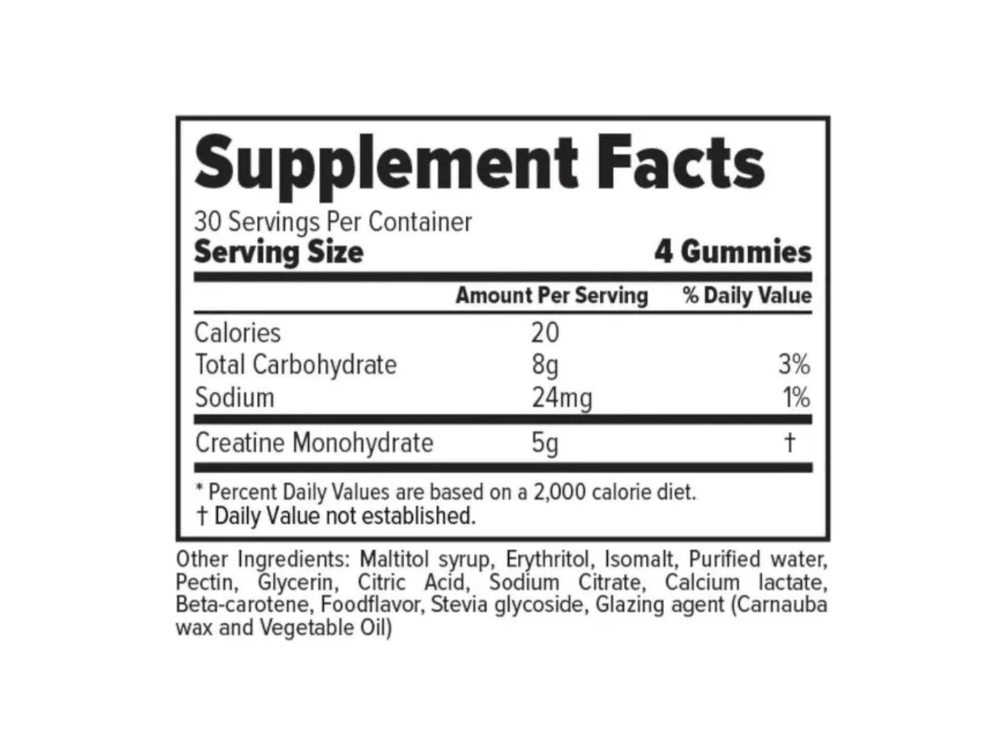 FINAFLEX CREATINE GUMMIES 30SERV