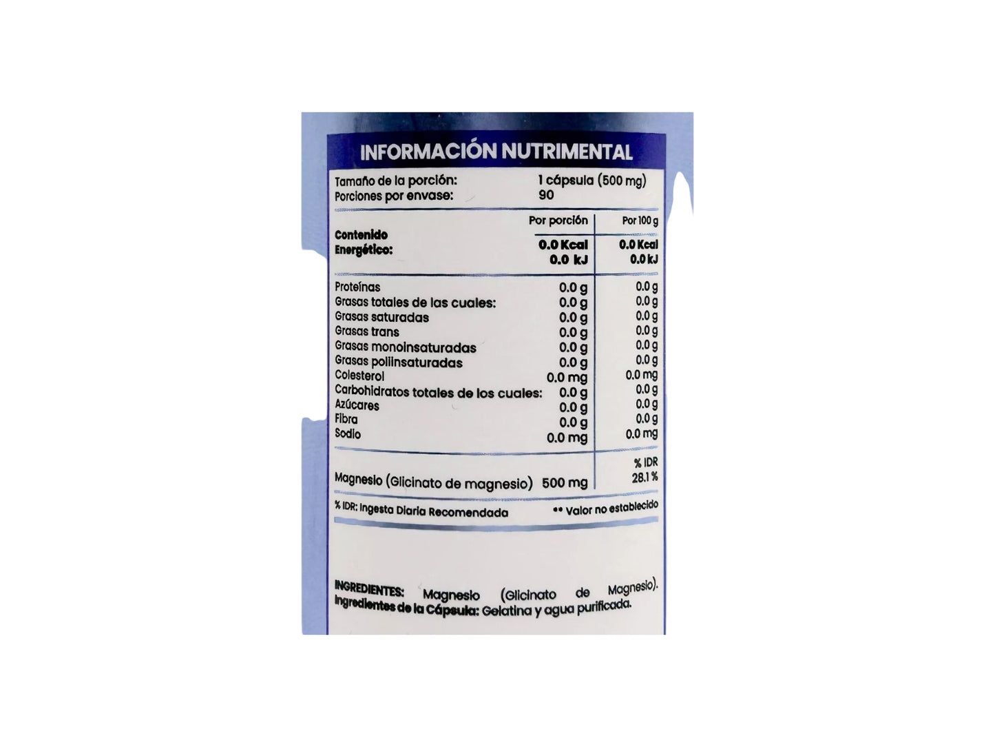 FLOW GLICINATO DE MAGNESIO 500MG 90CAPS