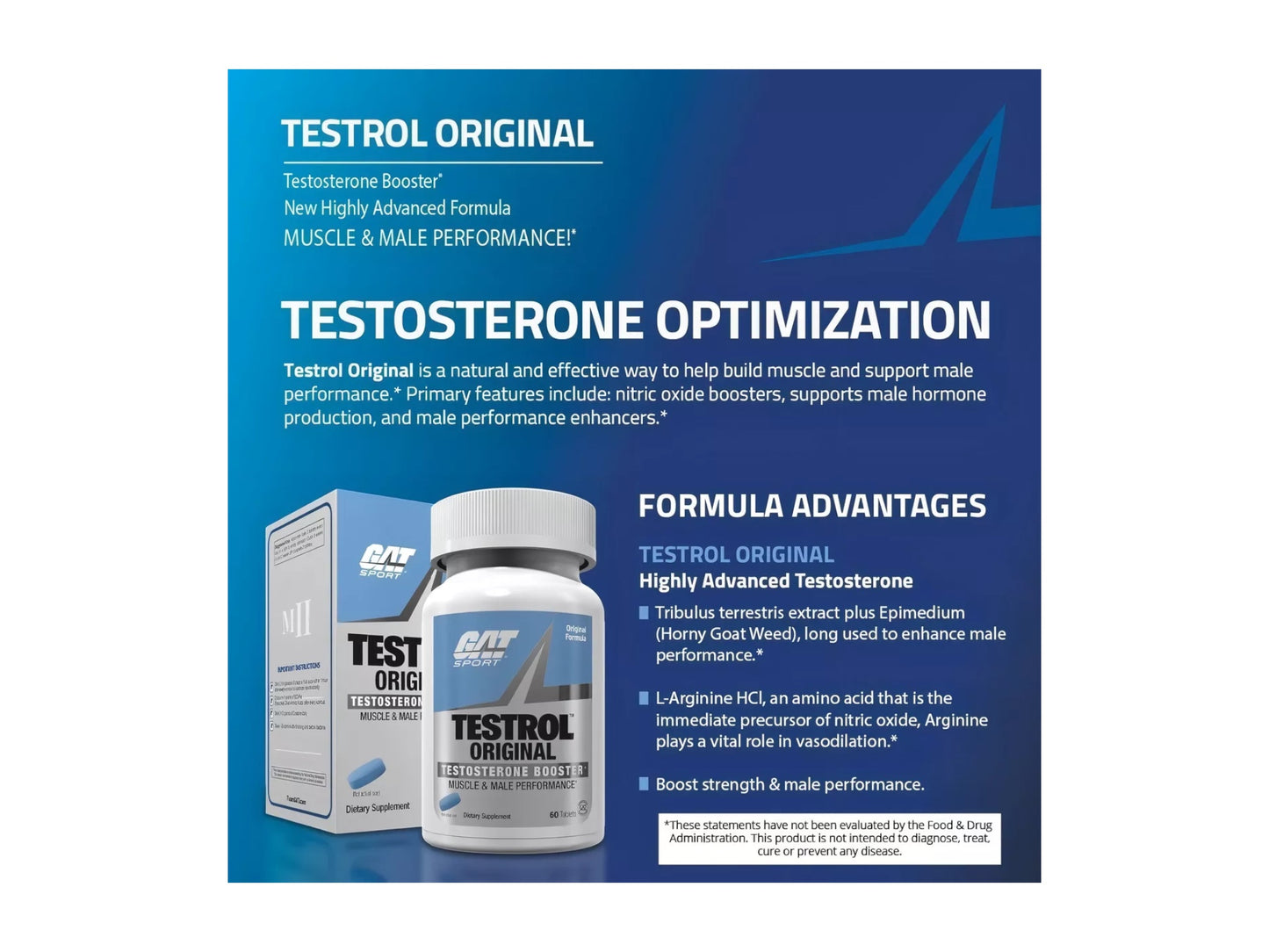 GAT TESTROL ORIGINAL 60TAB