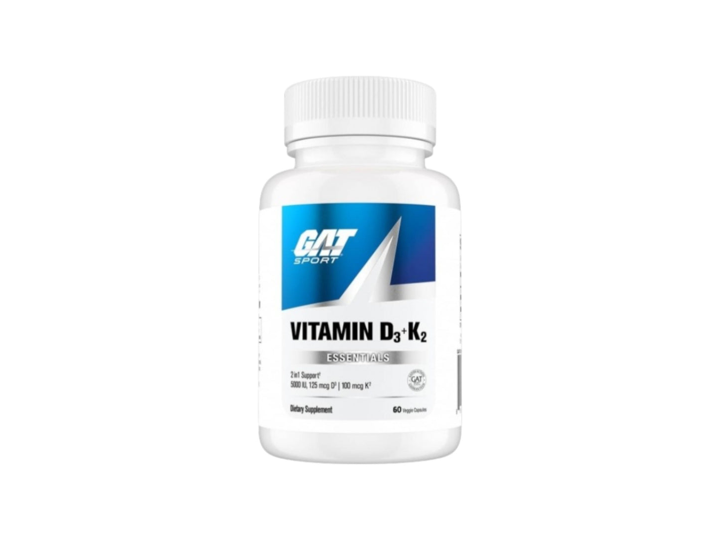 GAT VITAMIN D3 + K2 60 CAPS