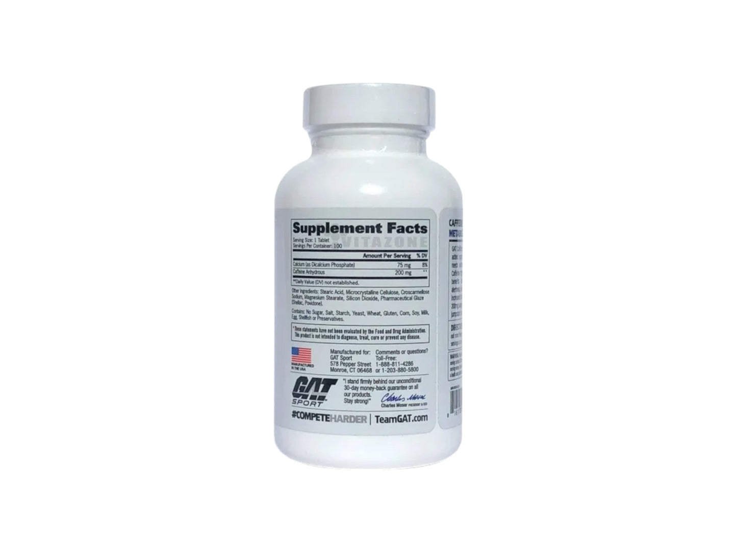 GAT CAFFEINE 200MG 100TAB