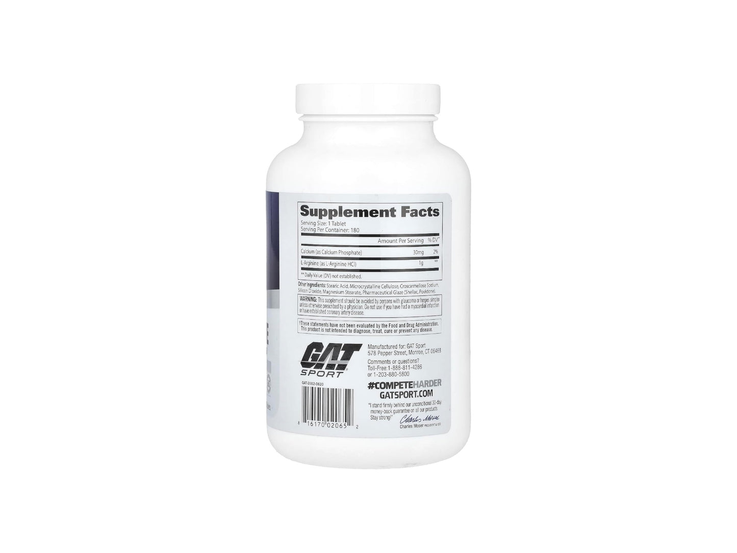 GAT L-ARGININE 180TAB