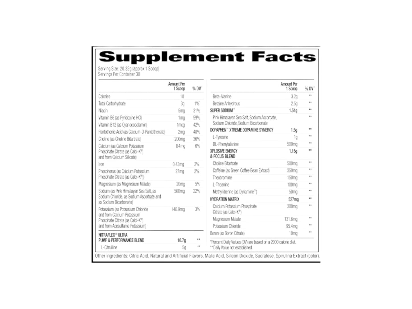 GAT NITRAFLEX ULTRA 30SERV