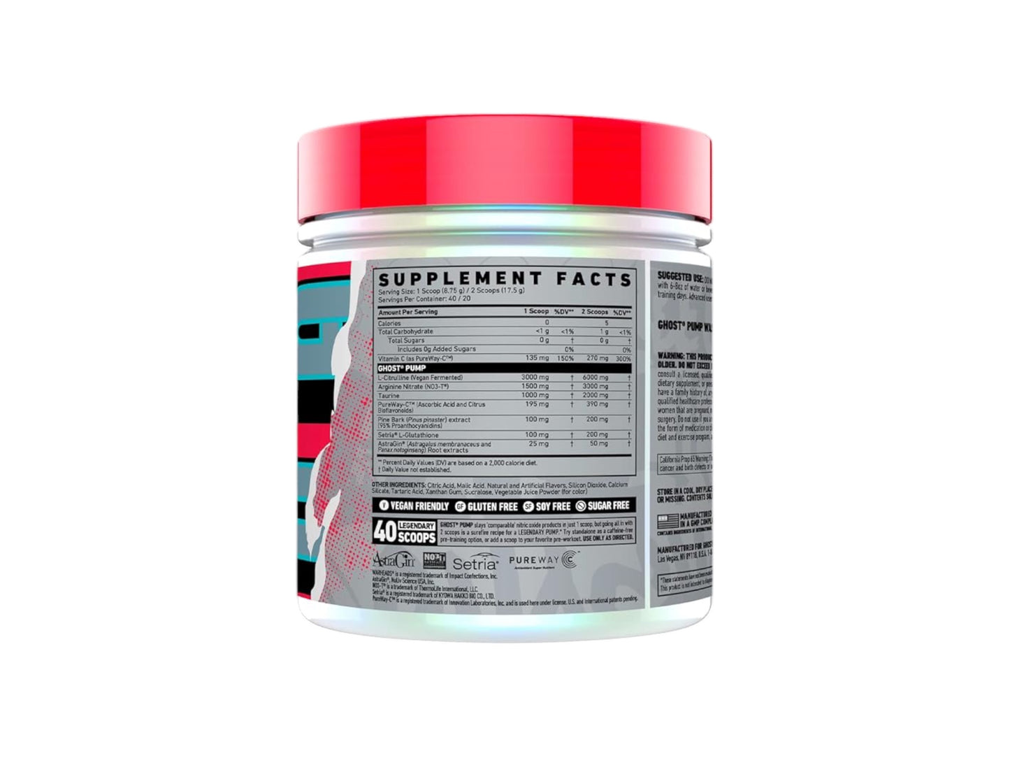GHOST PUMP NITRIC OXIDE 40SERV