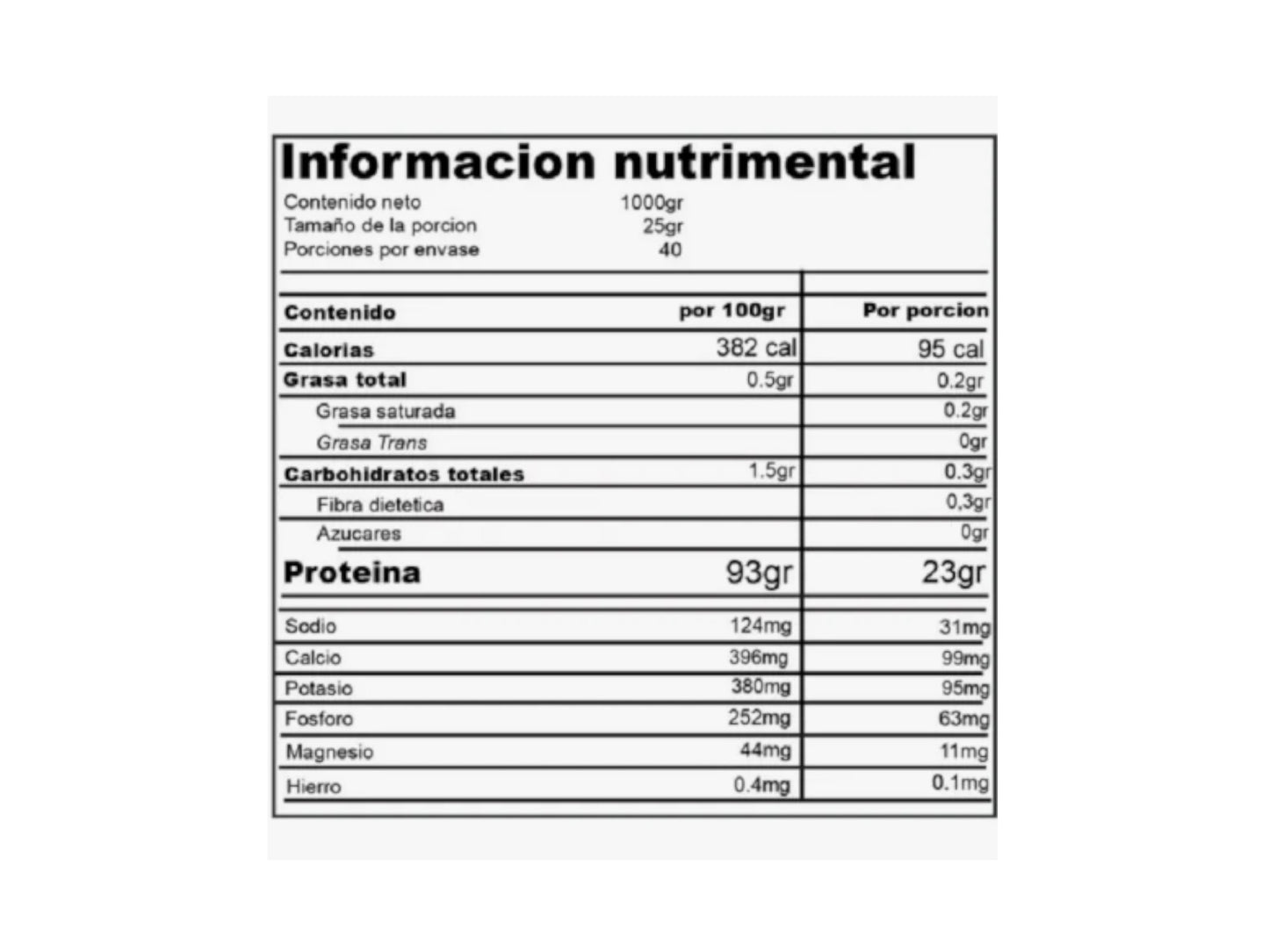 HOLIX LAB BAG PROTEIN 100% 1KG