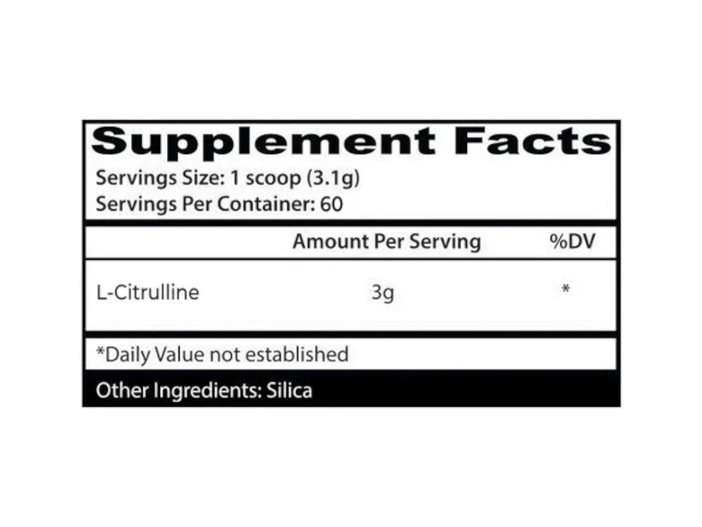INSANE LABZ L-CITRULLINE 60SERV
