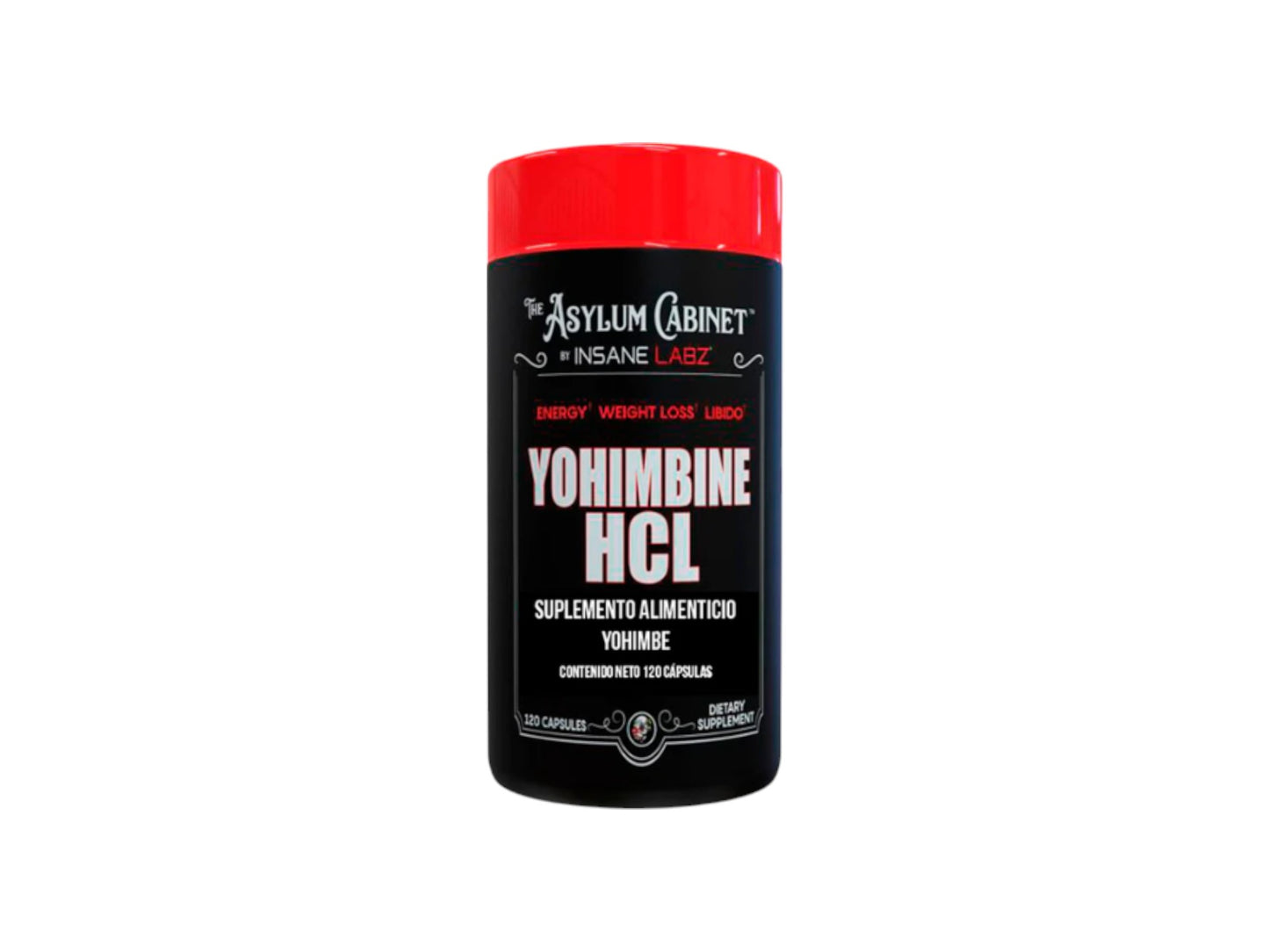 INSANE LABZ YOHIMBINE HCL 2.5MG 120CAP