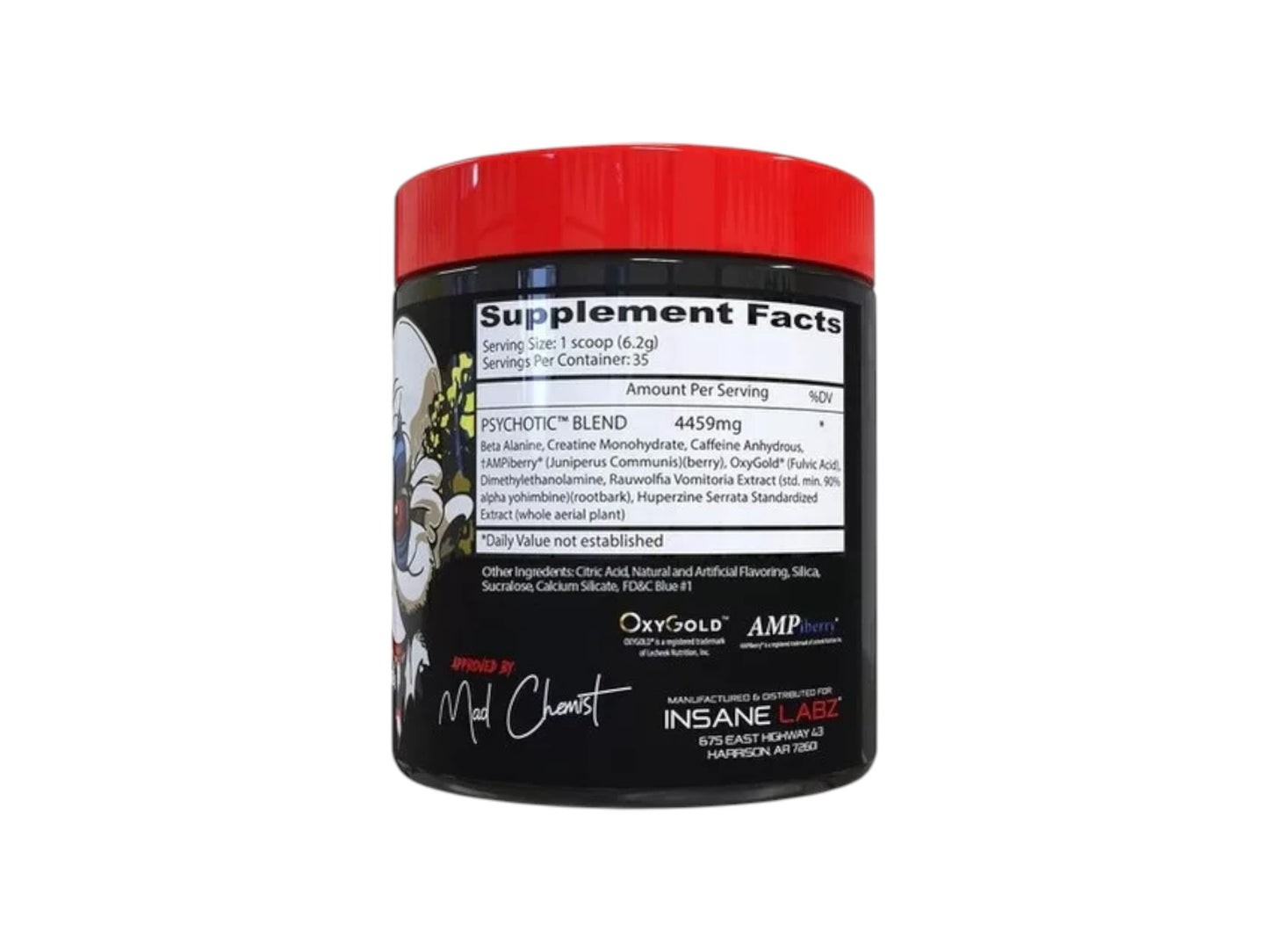 INSANE LABZ PREWORKOUT PSYCHOTIC 35SERV