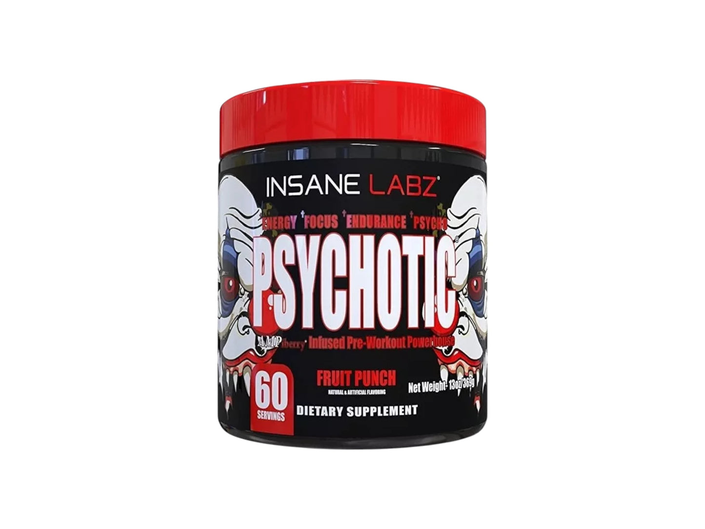 INSANE LABZ PREWORKOUT PSYCHOTIC 60SERV