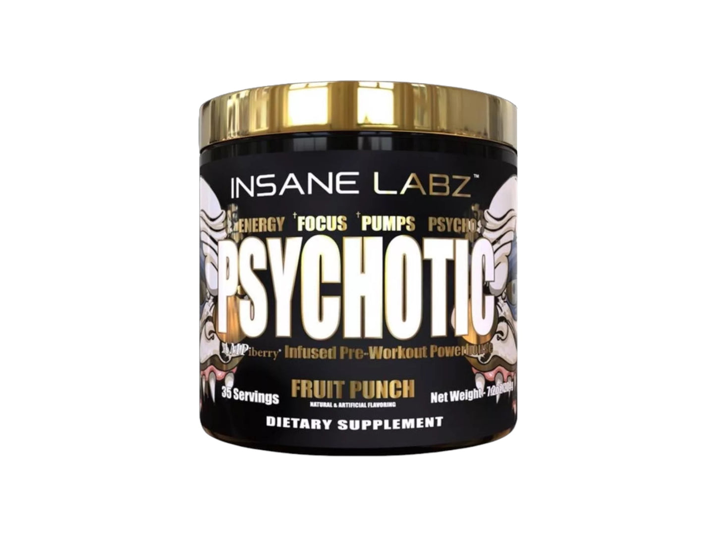 INSANE LABZ PREWORKOUT PSYCHOTIC GOLD 35SERV
