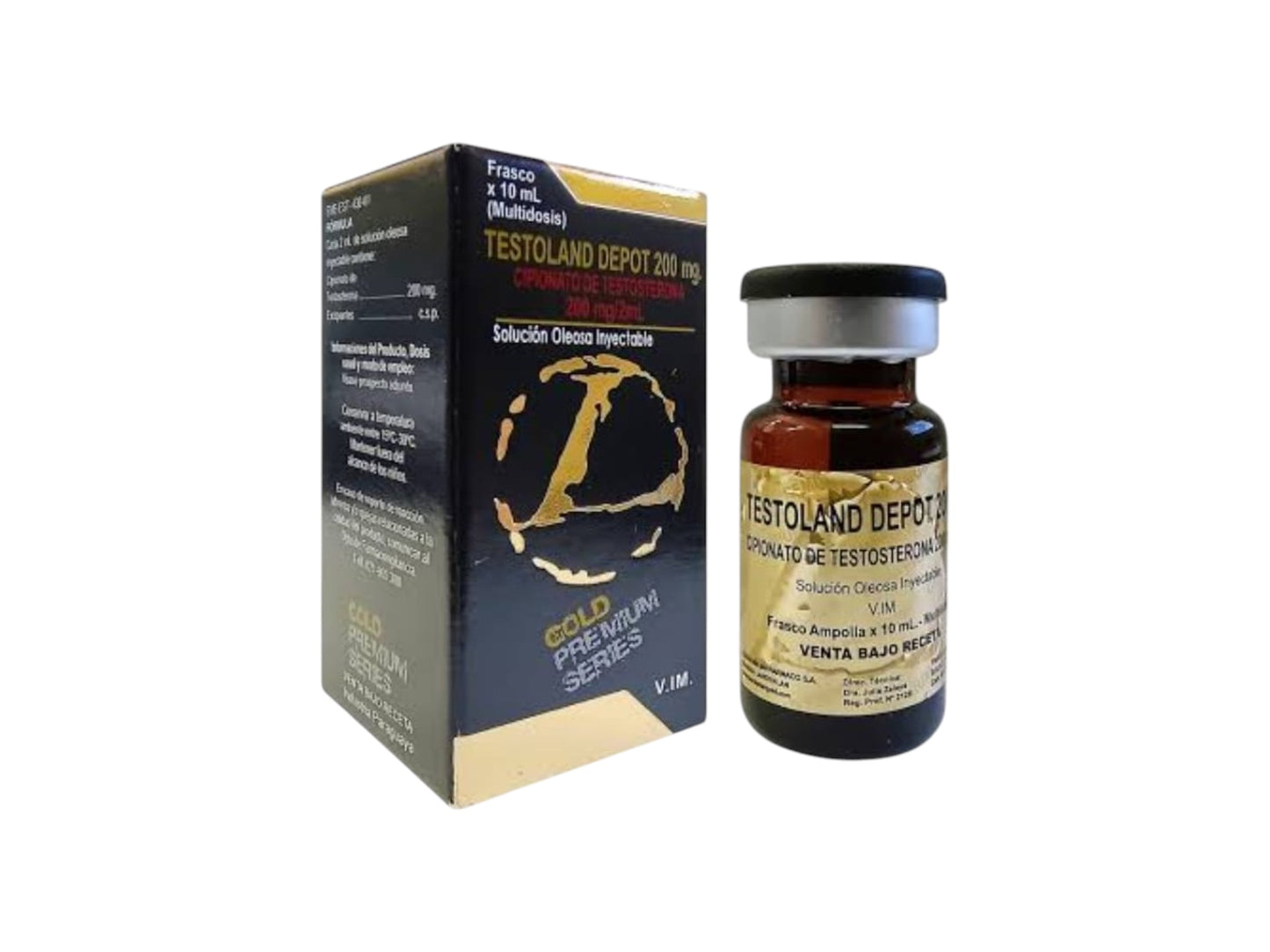LANDERLAN TESTOLAND DEPOT (CIPIONATO DE TESTOSTERONA) 200MG 10ML