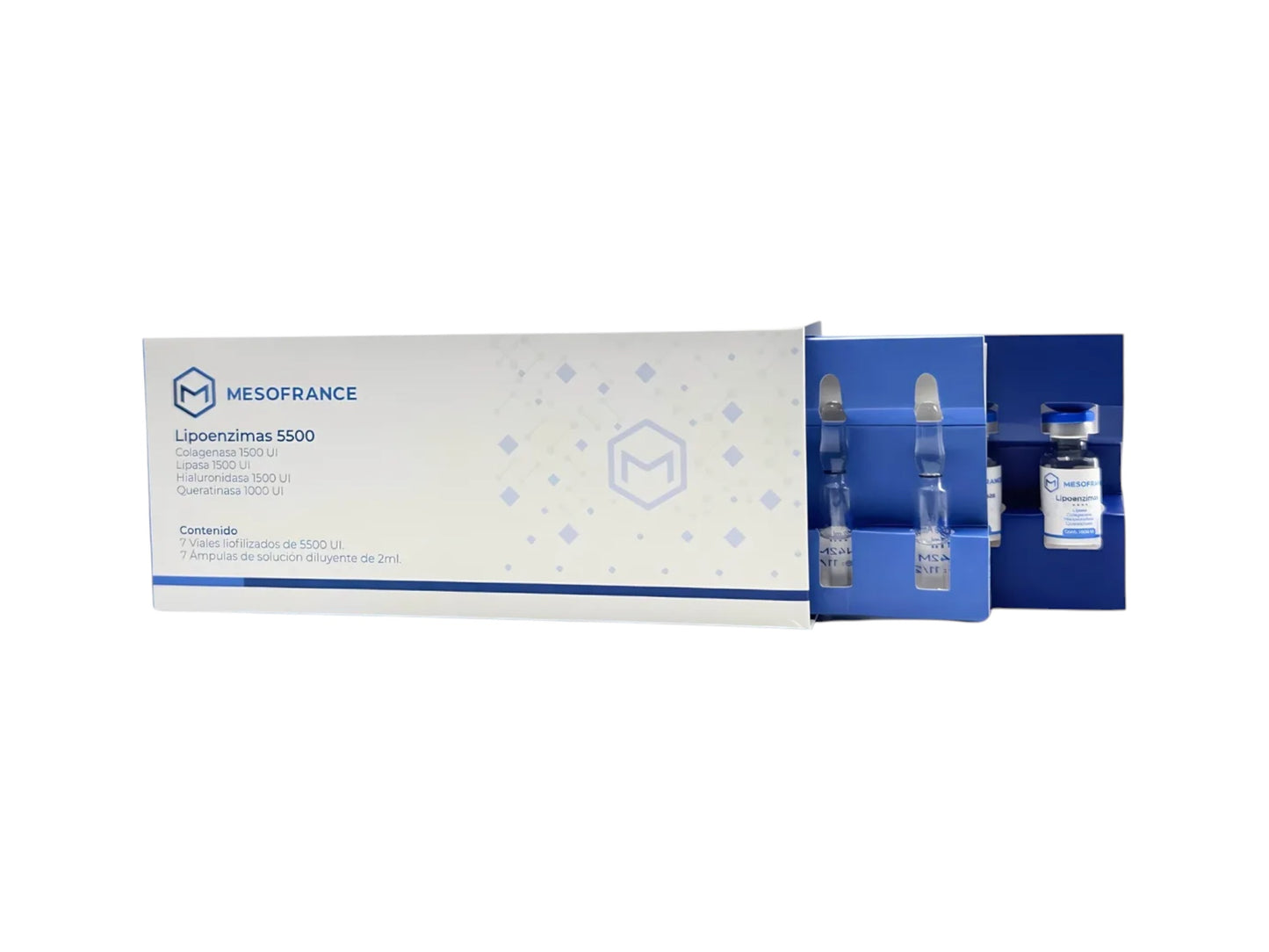 MESOFRANCE LIPOENZIMAS 5500 2ML 7AMP
