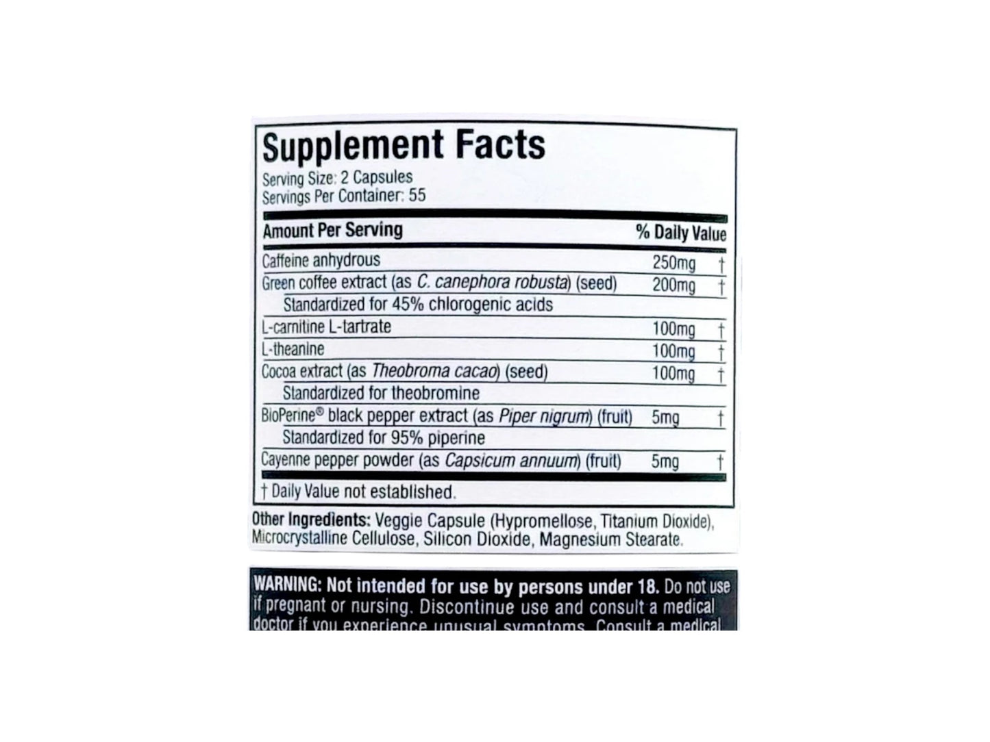 MUSCLETECH HUDROXYCUT HARDCORE ELITE