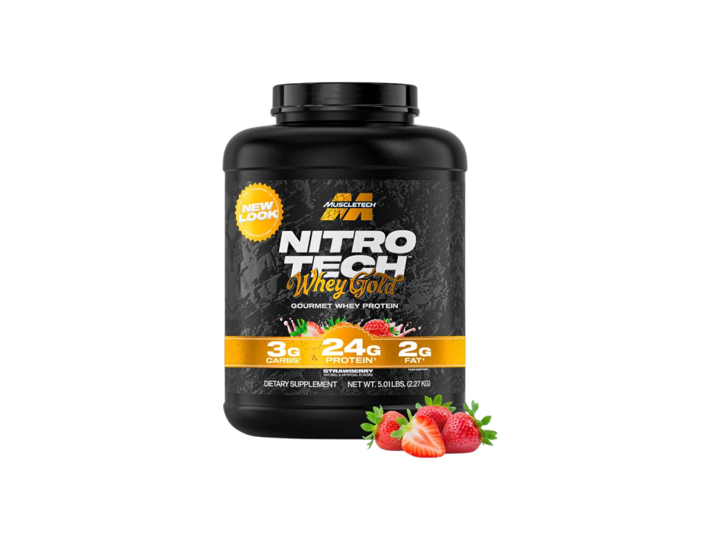 MUSCLETECH PROTEIN NITRO TECH 100% WHEY GOLD 5LB