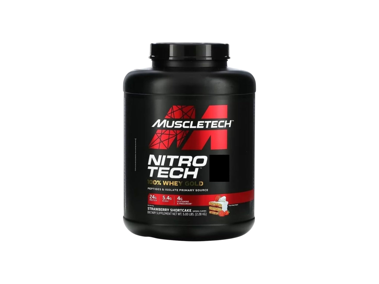 MUSCLETECH PROTEIN NITRO TECH 100% WHEY GOLD 5LB