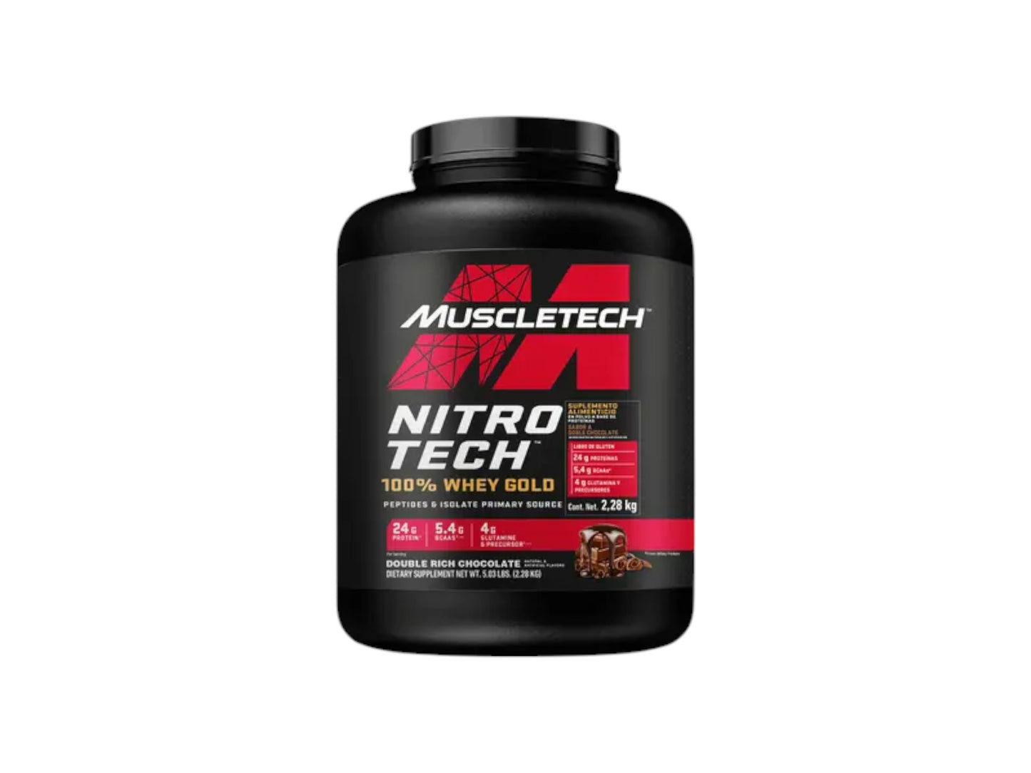 MUSCLETECH PROTEIN NITRO TECH 100% WHEY GOLD 5LB