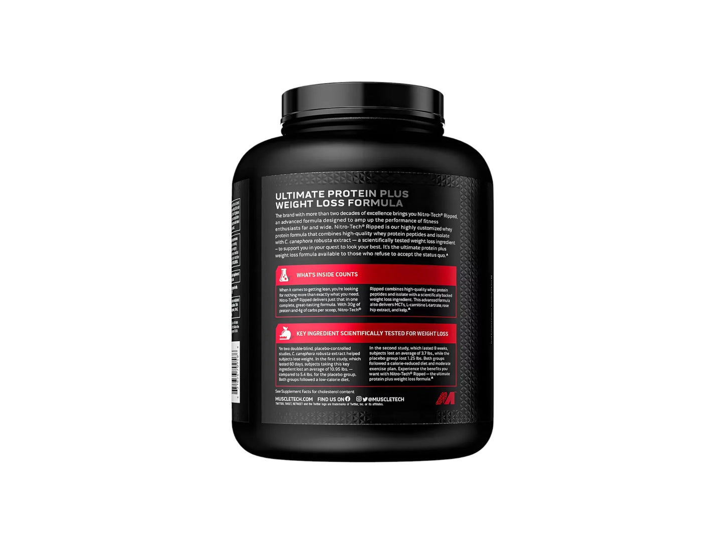 MUSCLETECH PROTEIN NITRO TECH RIPPED 4LB