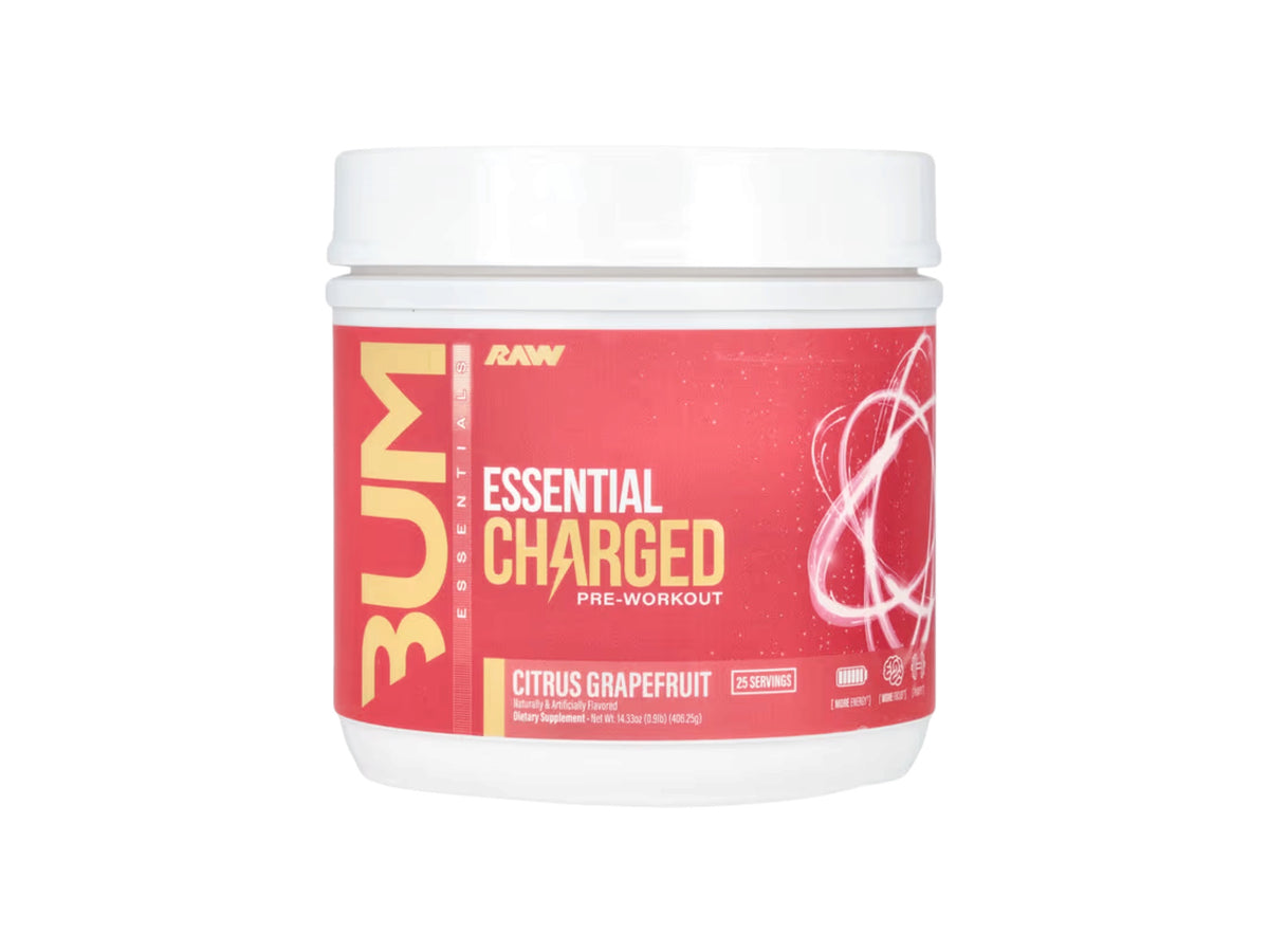 RAW CBUM ESSENTIAL CHARGED PRE-WORKOUT 25SERV