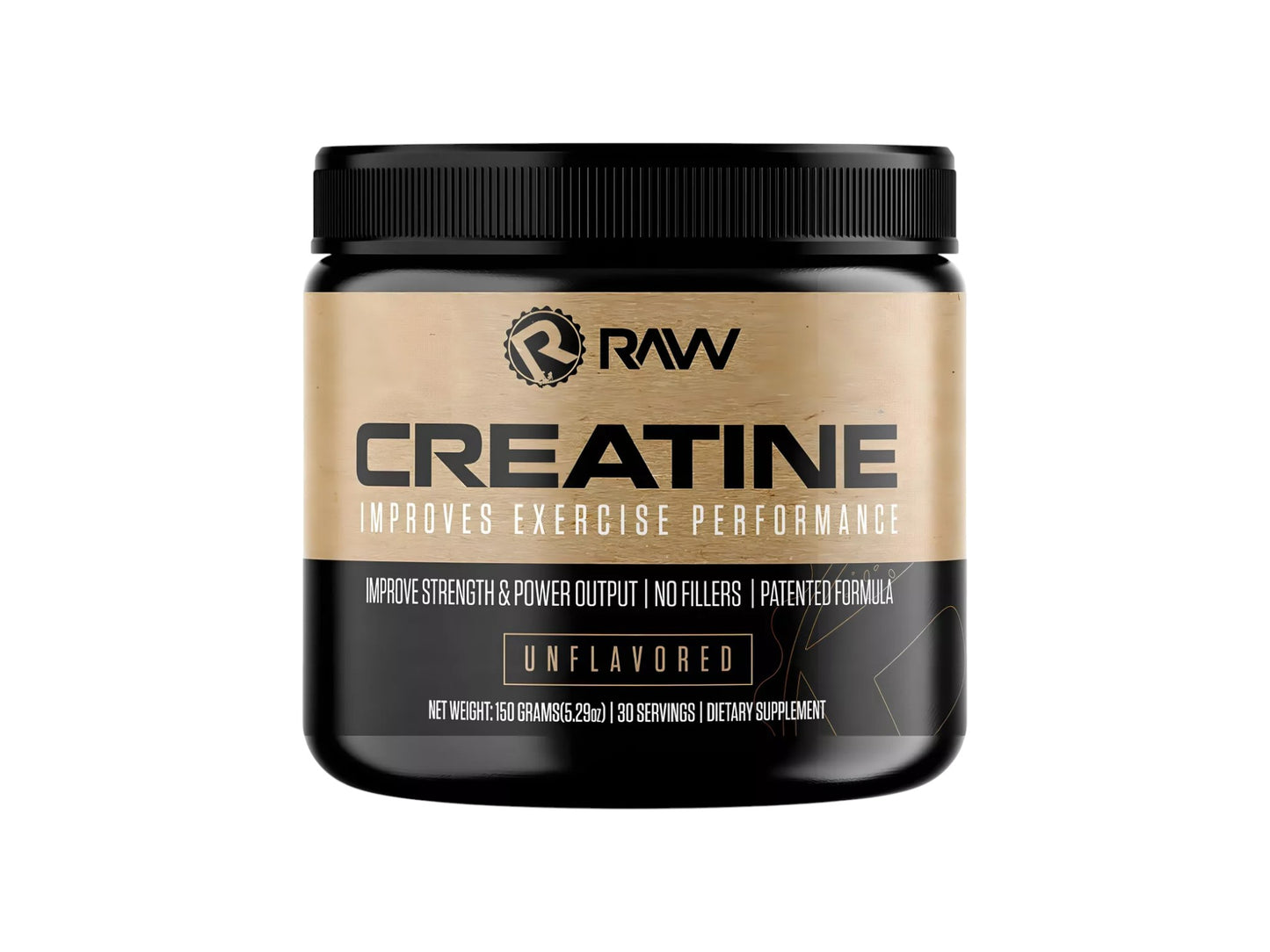 RAW CREATINE MONOHYDRATE UNFLAVORED 30SERV