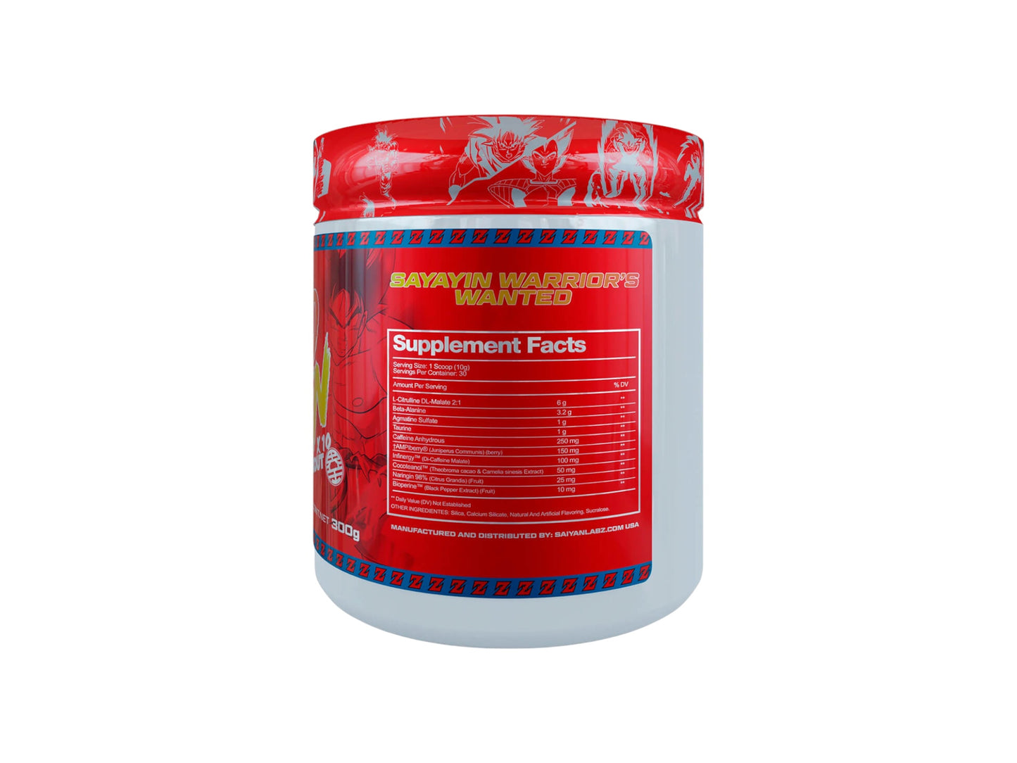 SAIYAN LABZ PREWORKOUT KAIOKEN 30SERV