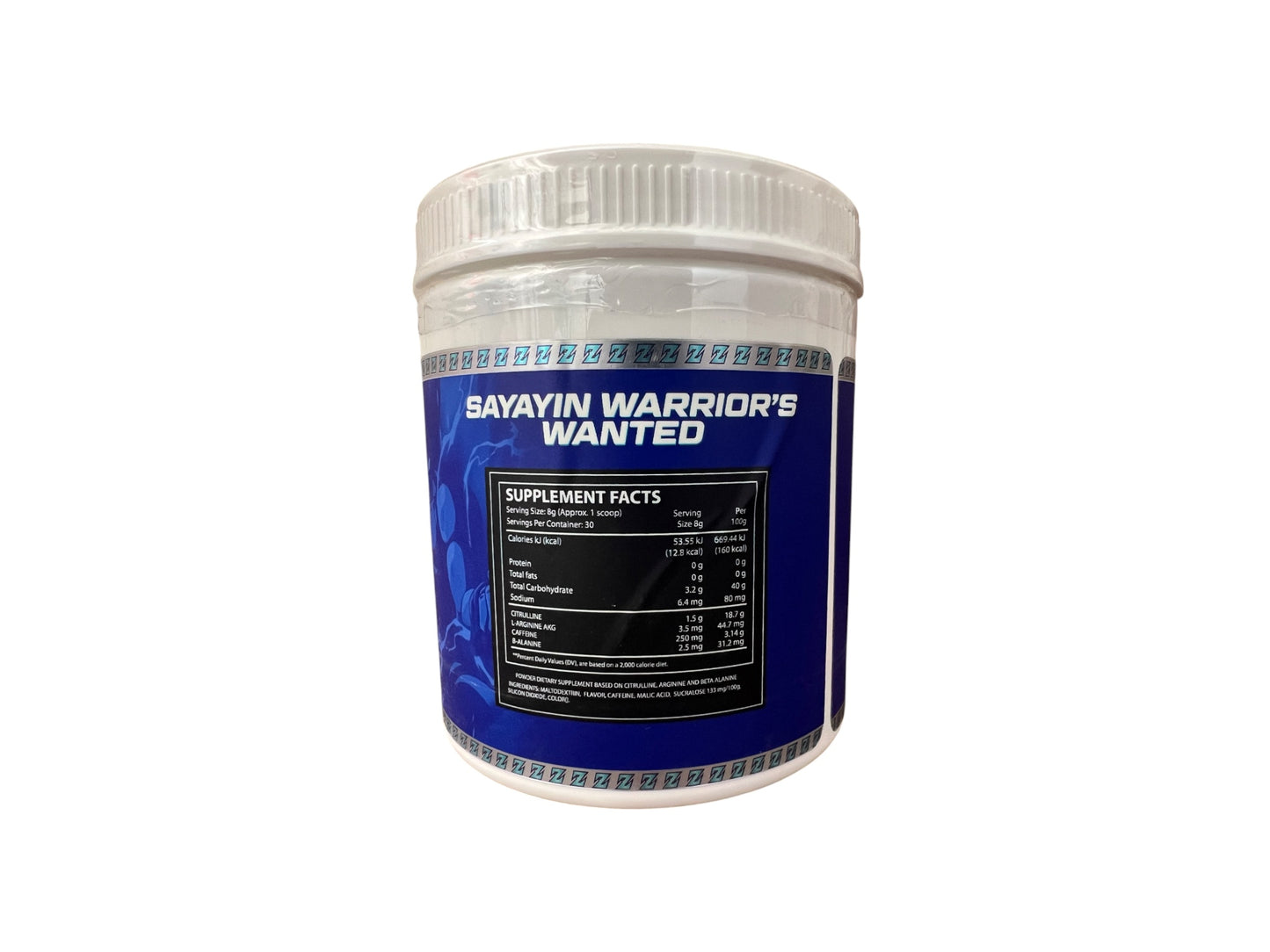 SAIYAN LABZ PREWORKOUT KAIOKEN BLUE 240GR 30SERV