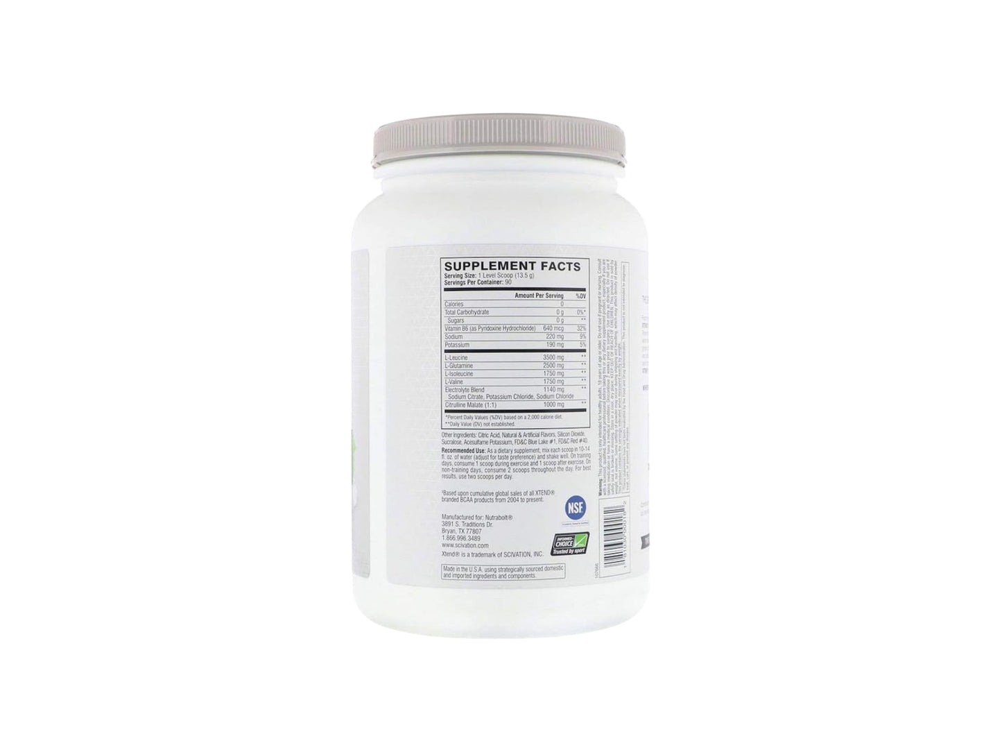 SCI XTEND THE ORIGINAL 7G BCAA 90SERV