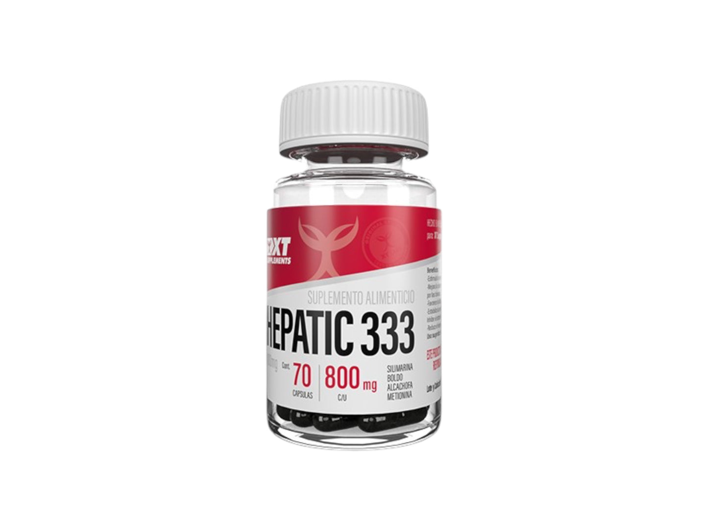 XT LABS HEPATIC 333 800MG 70CAP
