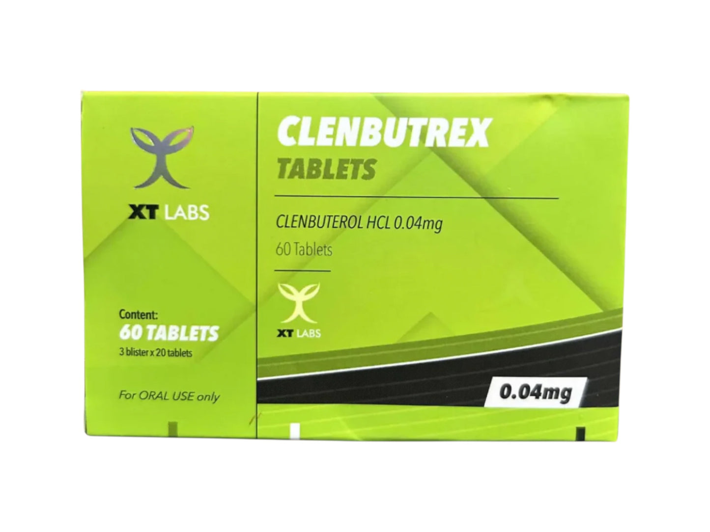 XT LABS CLENBUTREX | CLENBUTEROL HCL 0.04MG 60TAB