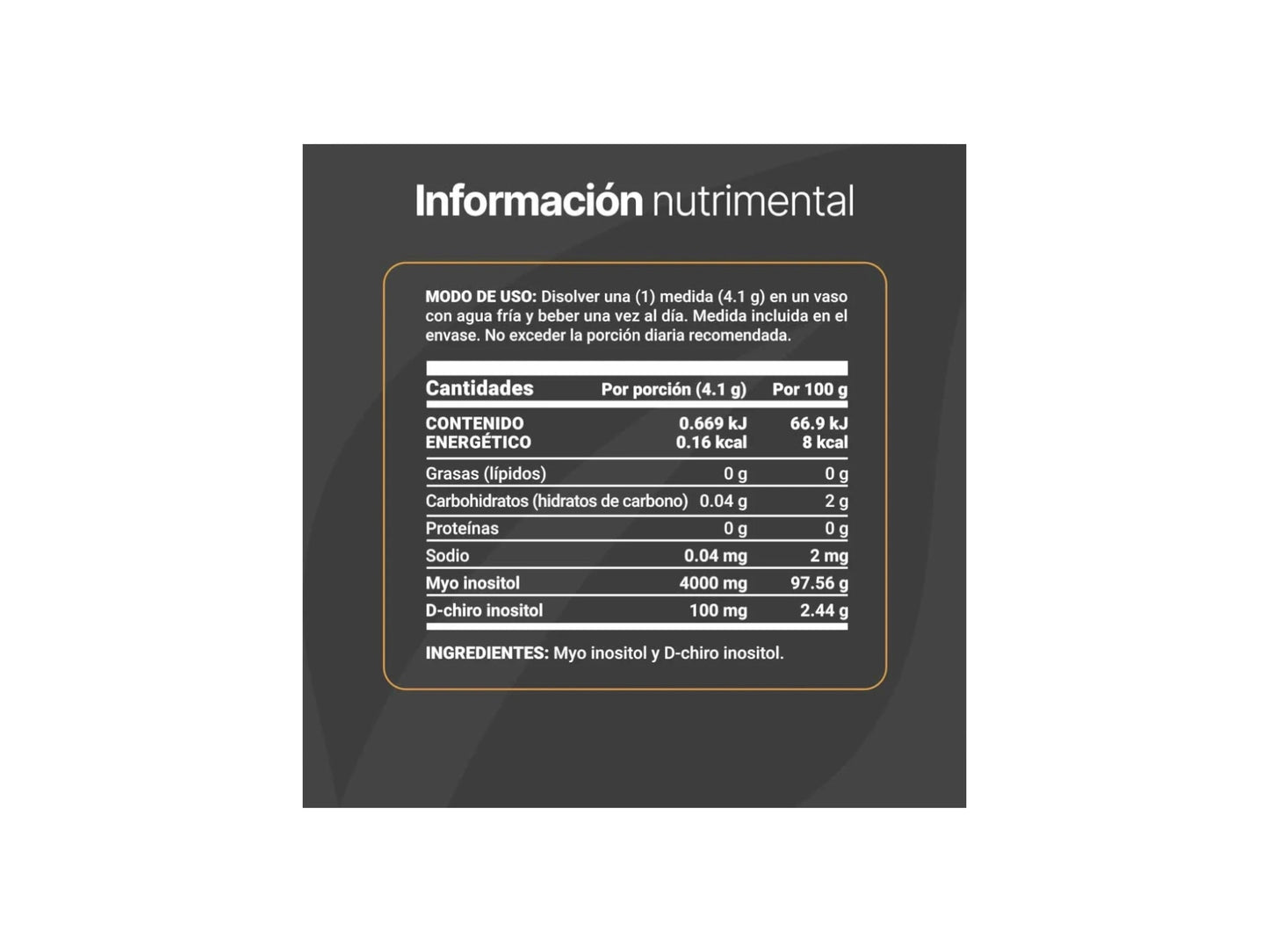 BLIFE MYO & D-CHIRO INOSITOL PLATINUM POLVO