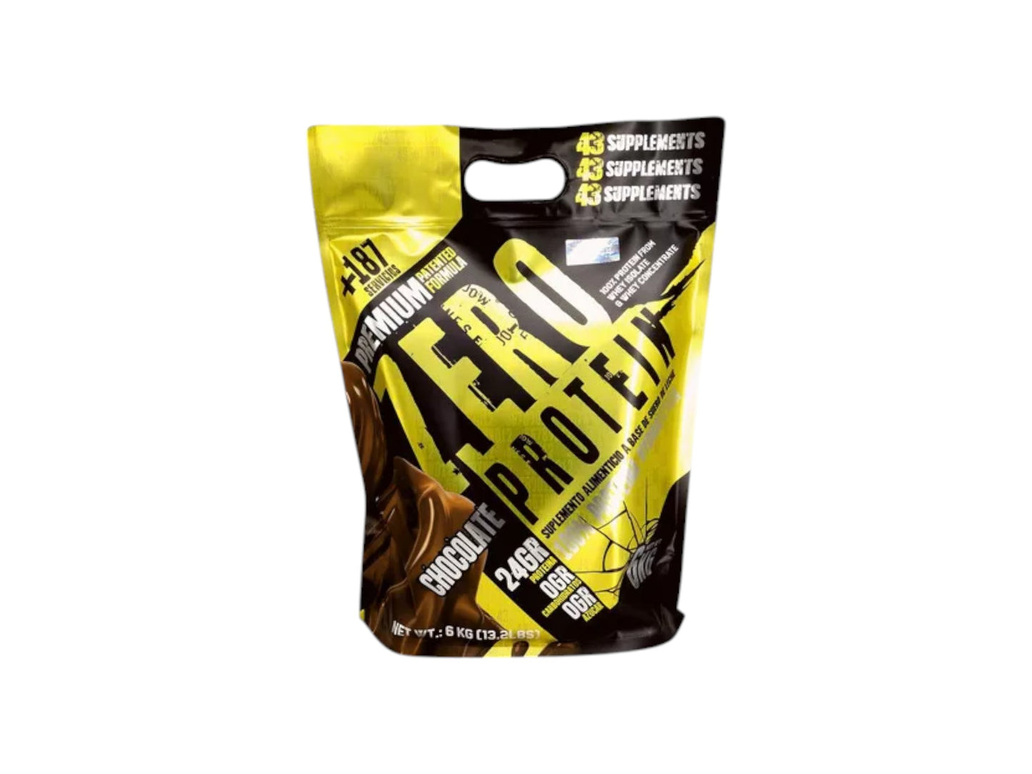 43 SUPLEMENTS ZERO PROTEIN BAG 13.2LB