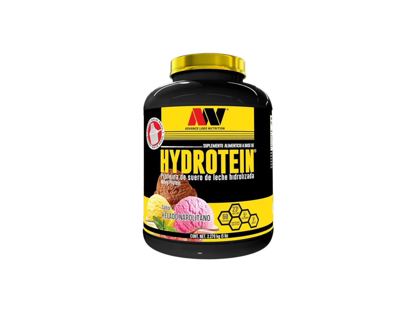 ADVANCE LABS NUTRITION HYDROTEIN NATURALS 5LB